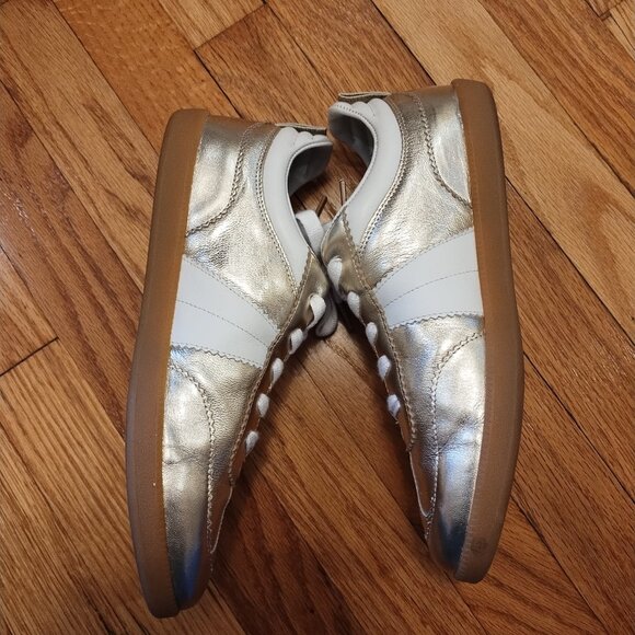 Boden Gold Mix Erin Retro Tennis shoe 2024 39 8-8.5 - Picture 8 of 10